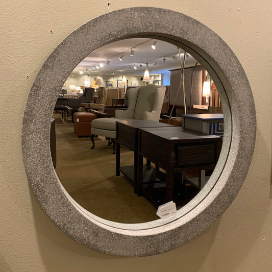 CB2 Round Stone Mirror