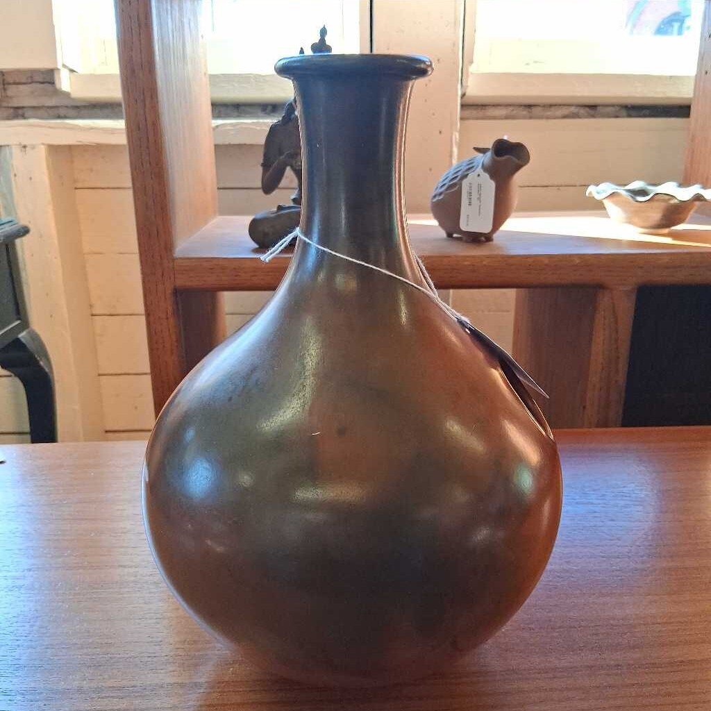 udu drum 特大　70s vintage Large Silver Udu Drum – Handcrafted Ceramic Percussion Instrument