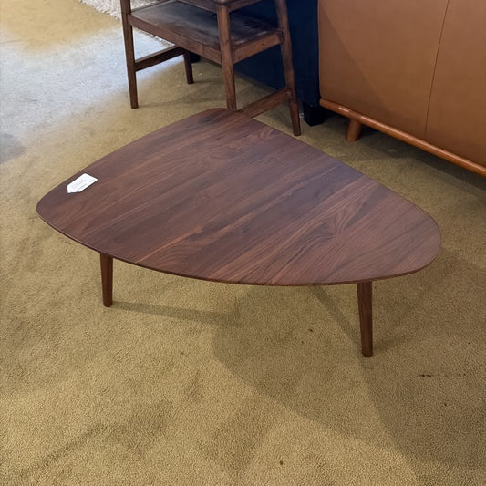 Walnut Wedge Side Table