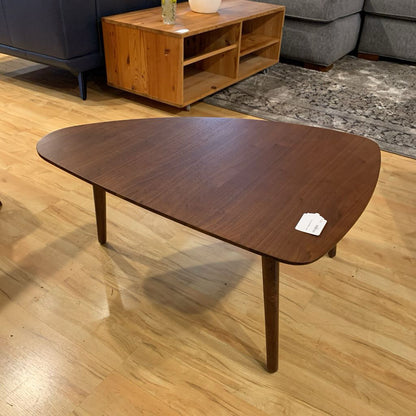 Walnut Wedge Side Table