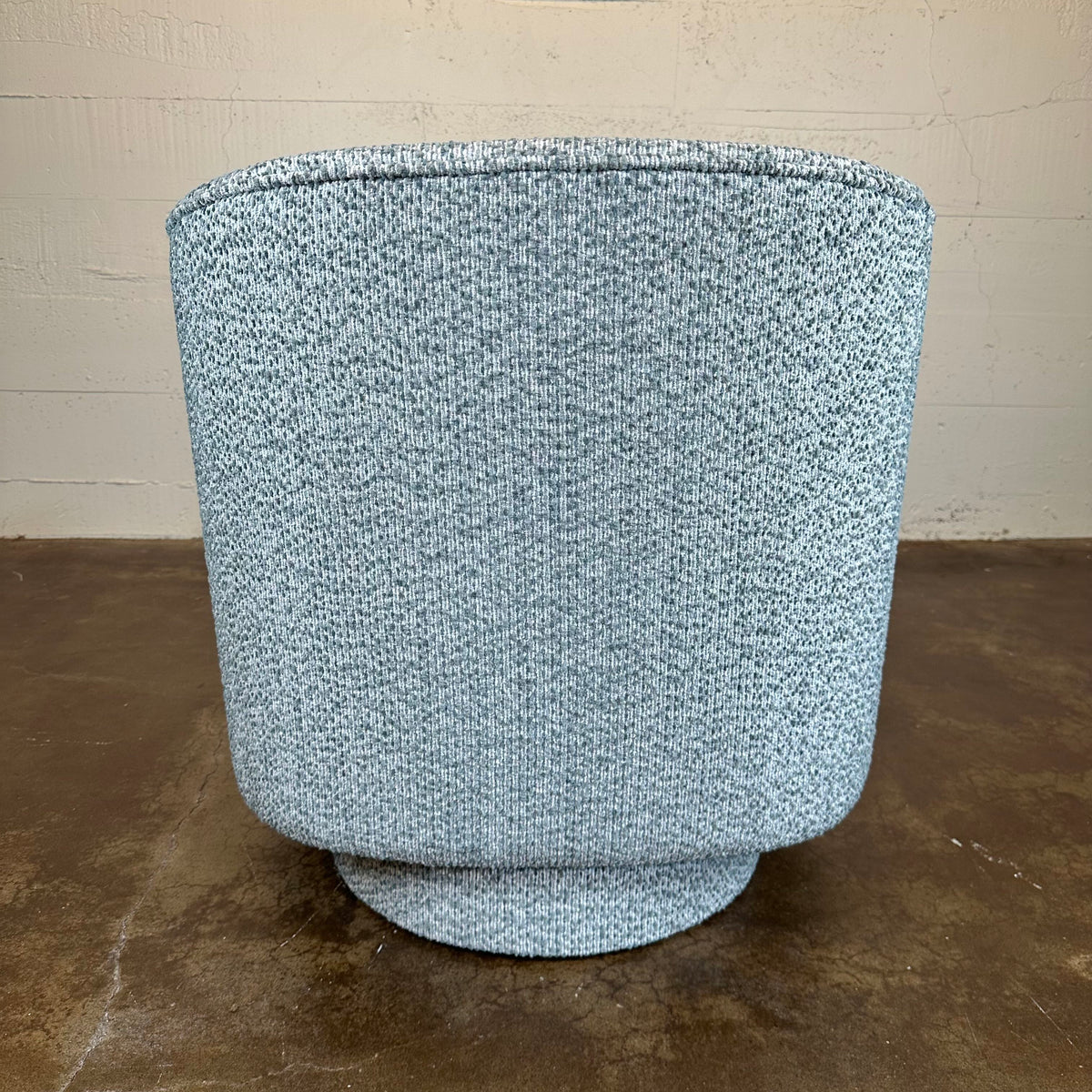 Blue Gray Swivel Chair