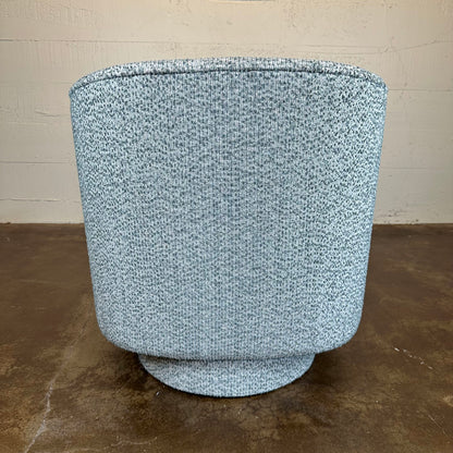 Blue Gray Swivel Chair