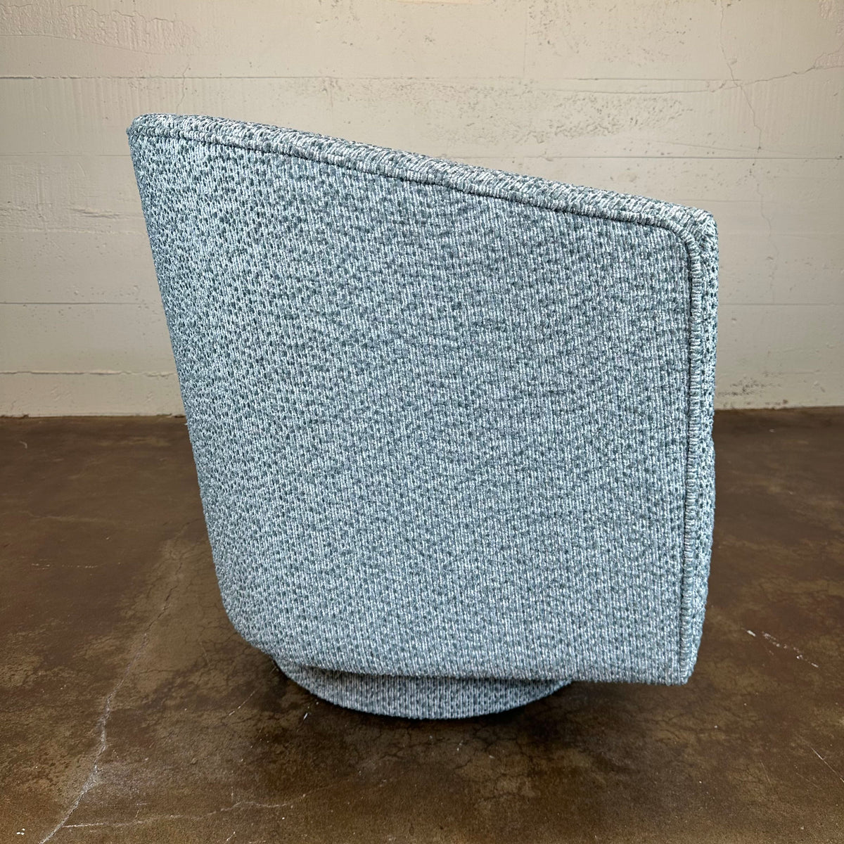 Blue Gray Swivel Chair