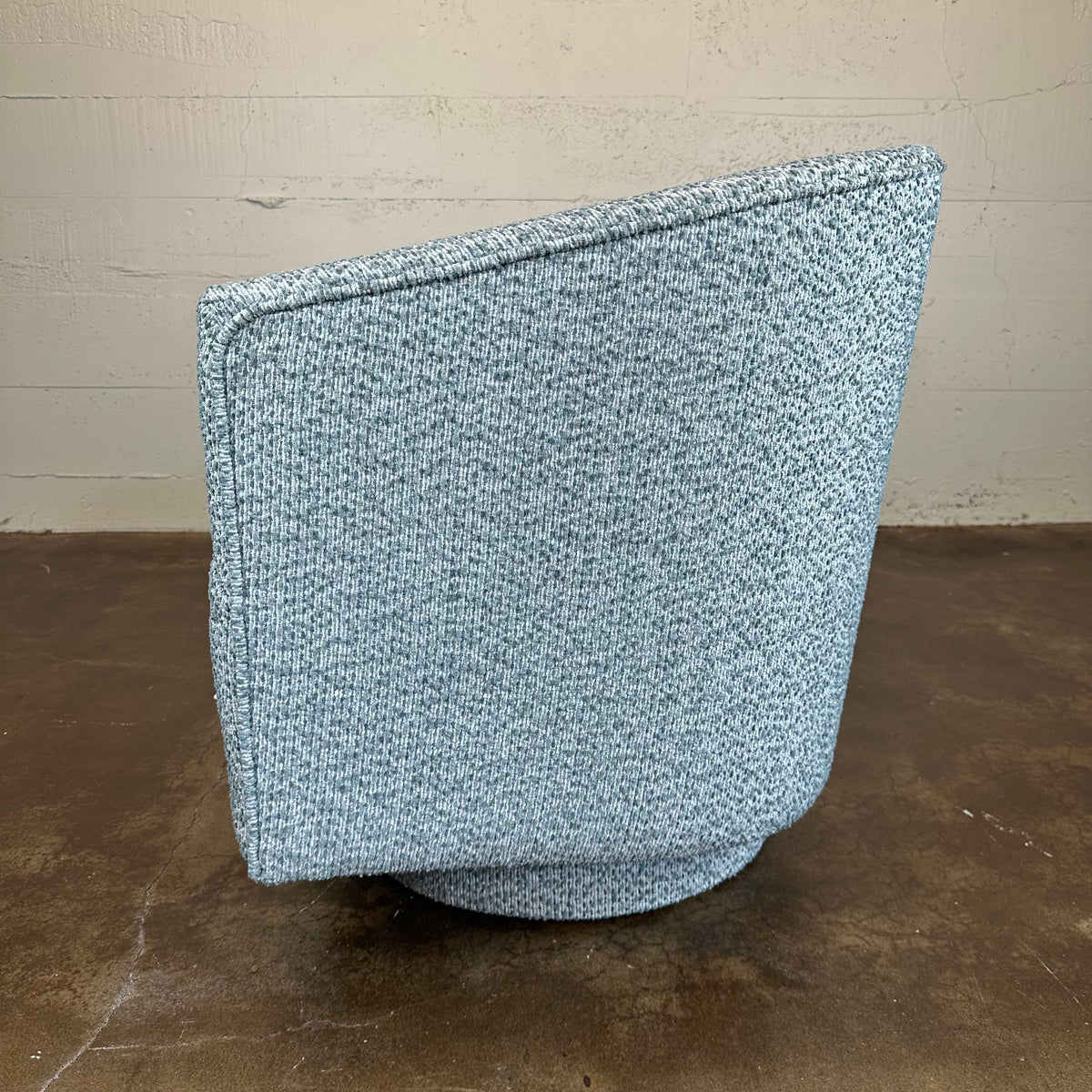 Blue Gray Swivel Chair