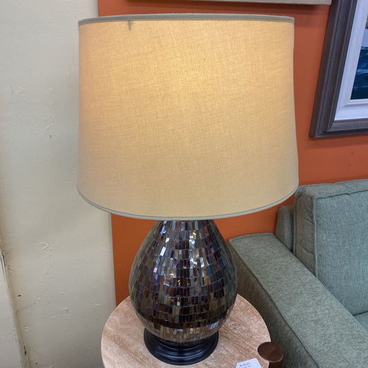 Glass Mosaic Table Lamp (AS IS)