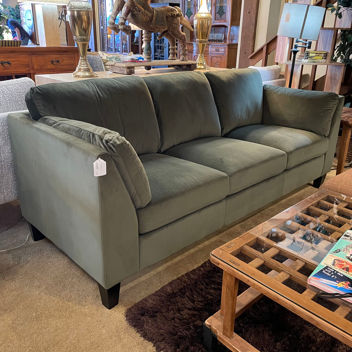 Comfy Mod Olive Sofa