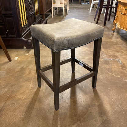 Bassett Leather Counter Stool