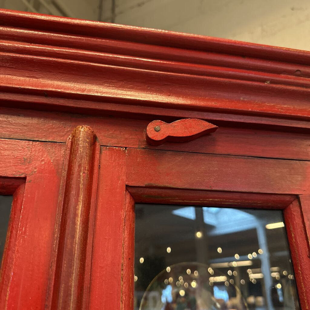 Red Tall Cabinet