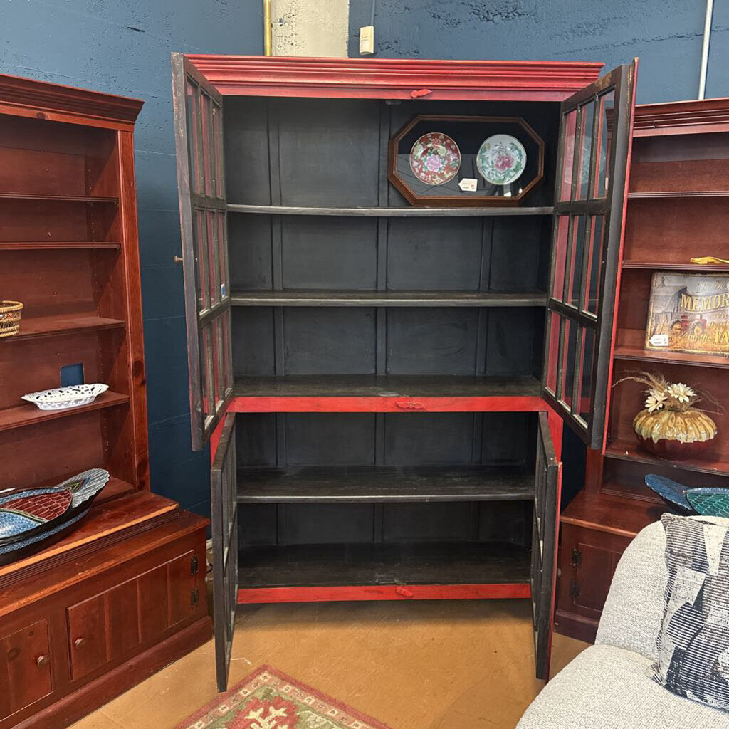 Red Tall Cabinet