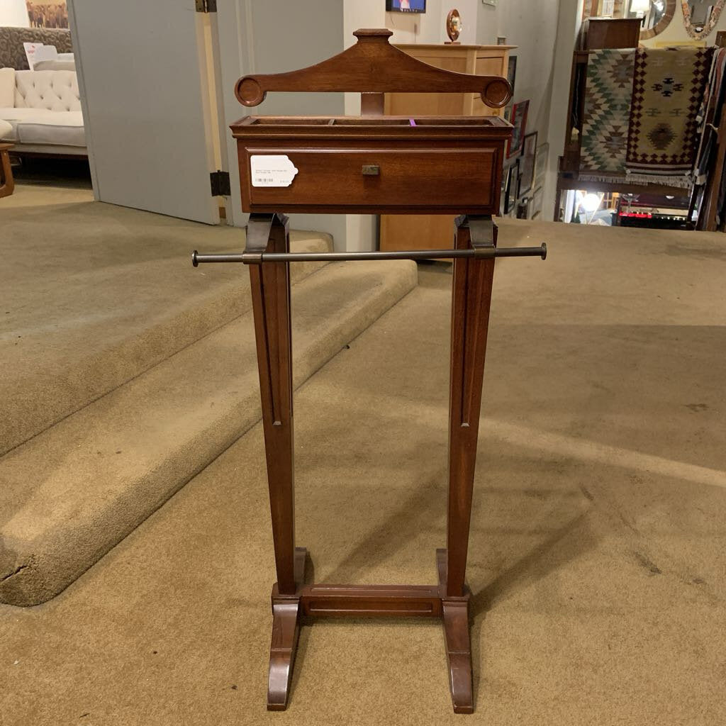 Wood 1 Drawer with Hanger Bar Suit Hanger