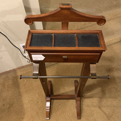 Wood 1 Drawer with Hanger Bar Suit Hanger