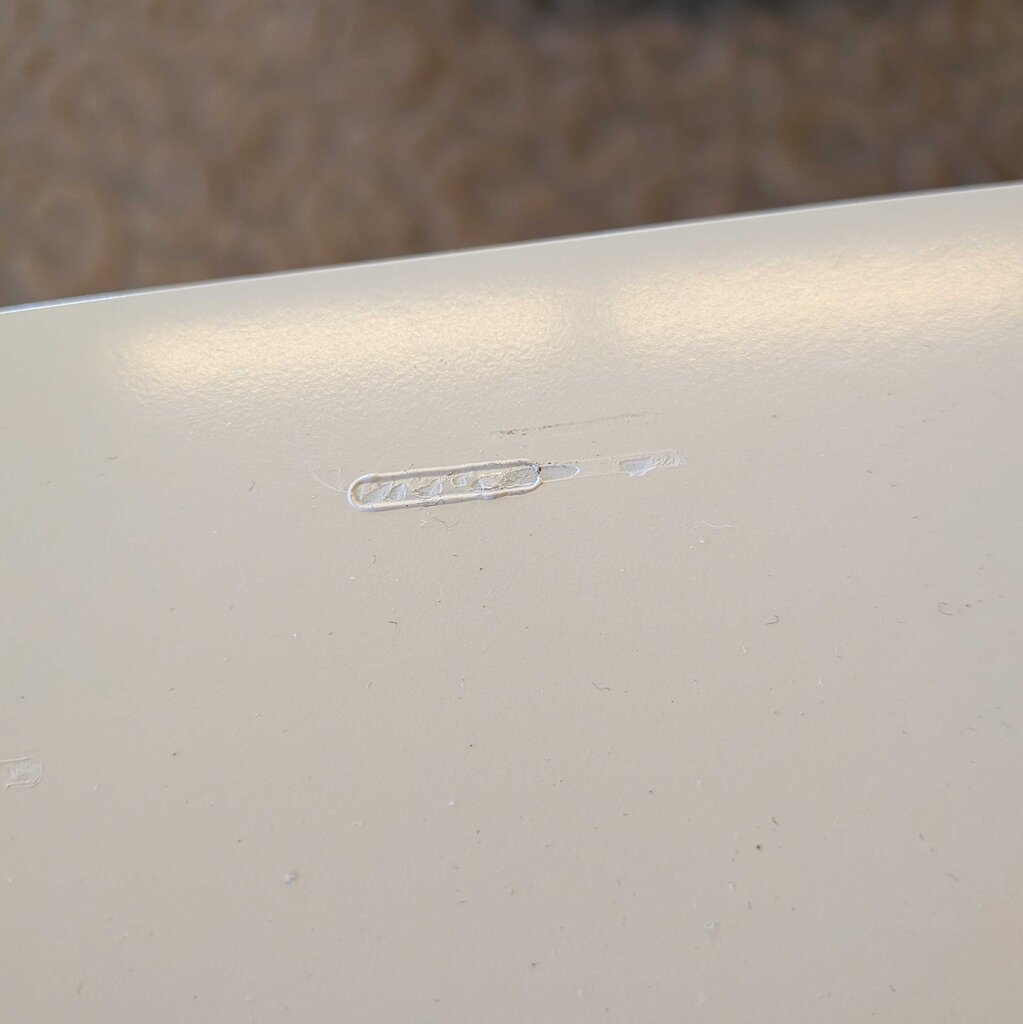 West Elm Gloss White 2 Door 3 Drawer Buffet