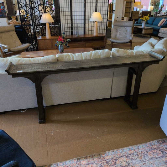 Ballard Designs Long Dark Wood Console