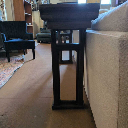 Ballard Designs Long Dark Wood Console
