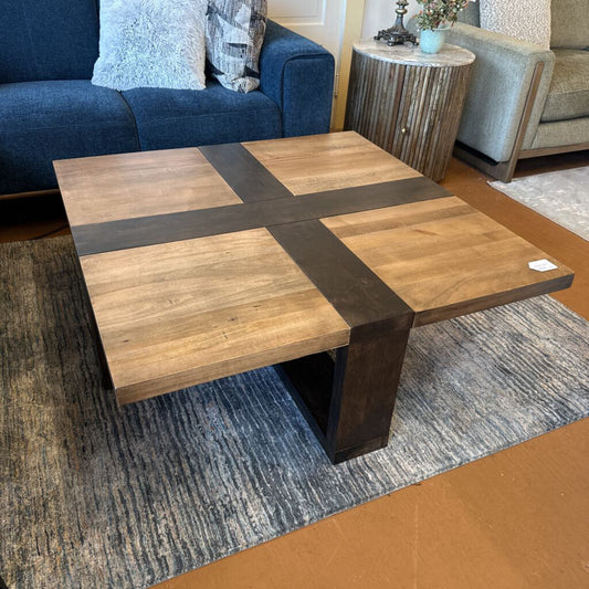 Bassett Skyline Square Dark Wood Coffee Table