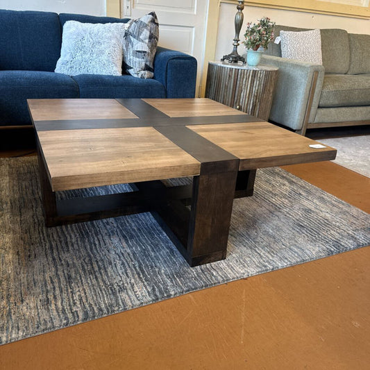 Bassett Skyline Square Dark Wood Coffee Table