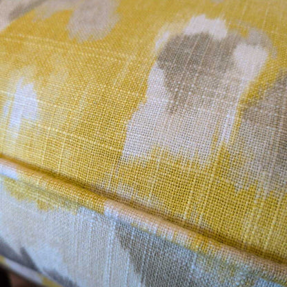 Bassett Yellow & Grey Accent Chair