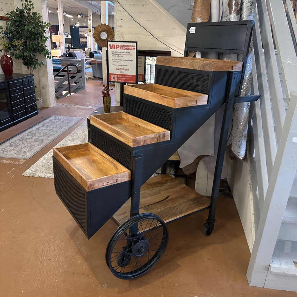 LEEDS MARKET CART CONSOLE TABLE