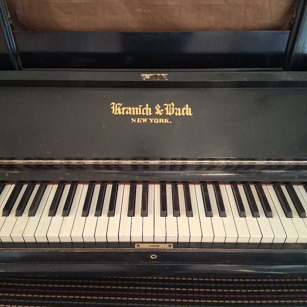 Kranich & Bach Upright Piano and Bench UNIQUE FINDS