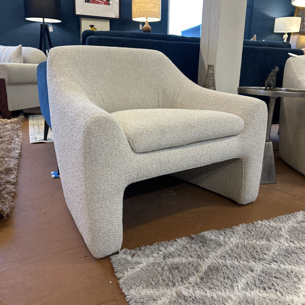 Linen Retro Mod Chair