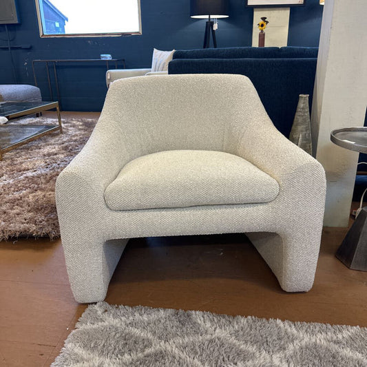 Linen Retro Mod Chair