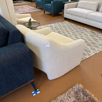 Linen Retro Mod Chair