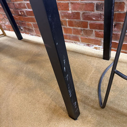 Room & Board Stone Top Metal Leg Bar Table