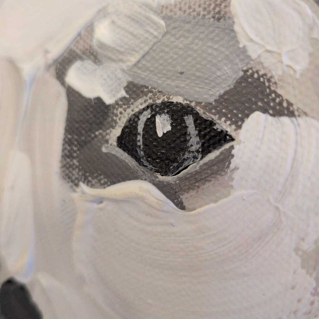 Close-up of a soccer ball with a detailed pattern