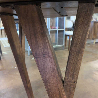 Walnut MC Round Dining Table C DINING TABLES