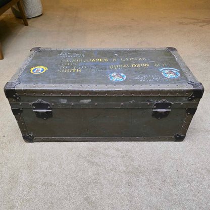Vintage Military Trunk