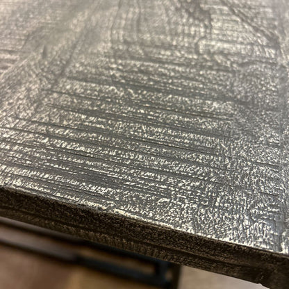 Gray Live Edge Dining Table