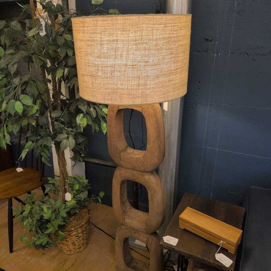 Contemporary Brown Floor Lamp