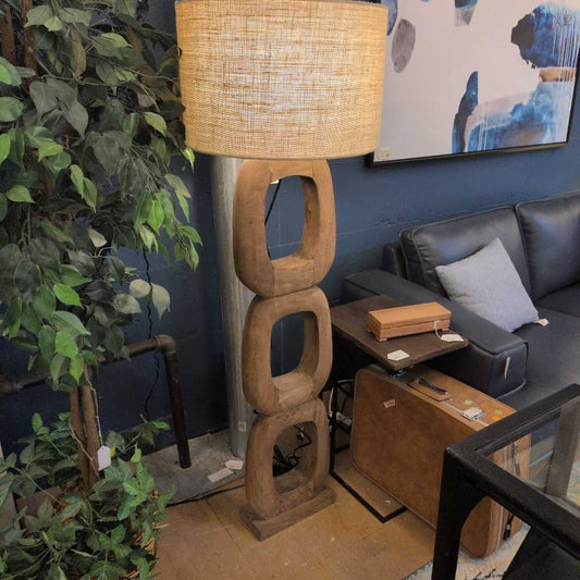 Contemporary Brown Floor Lamp