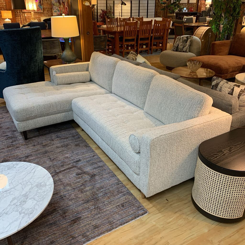 Malmo Cotton LAF Chaise Sectional