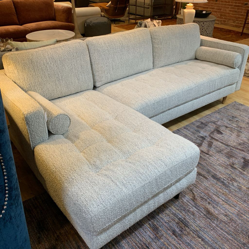 Malmo Cotton LAF Chaise Sectional