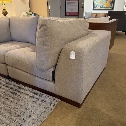 Kardiel Nest Modular Tweed Sofa w Tufted Cushions