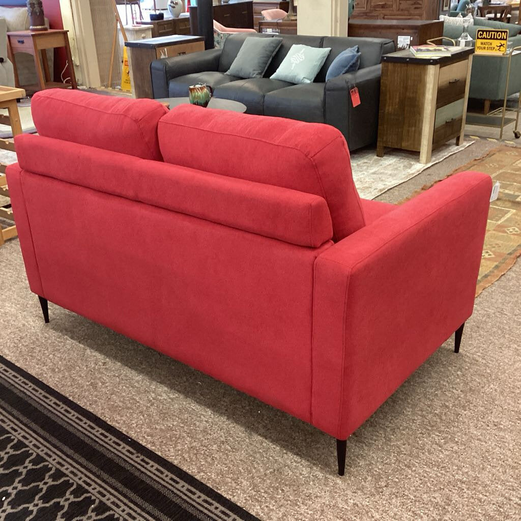 Mod Red Loveseat