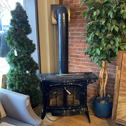 Radiance Navy GAS Wood Burning Stove UNIQUE FINDS