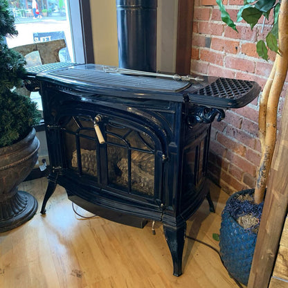 Radiance Navy GAS Wood Burning Stove