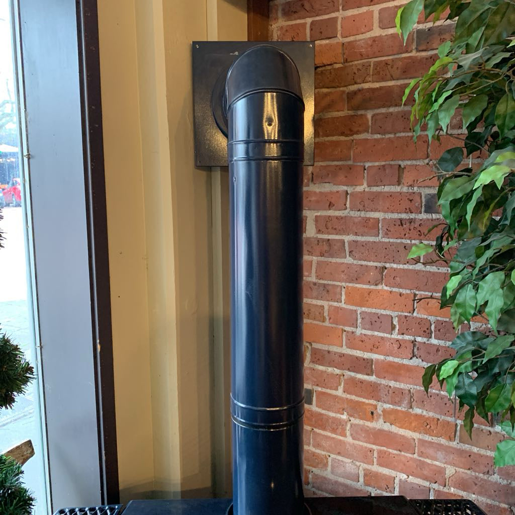 Radiance Navy GAS Wood Burning Stove UNIQUE FINDS