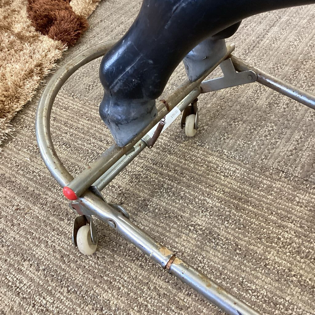 Black & Red Rocking Horse