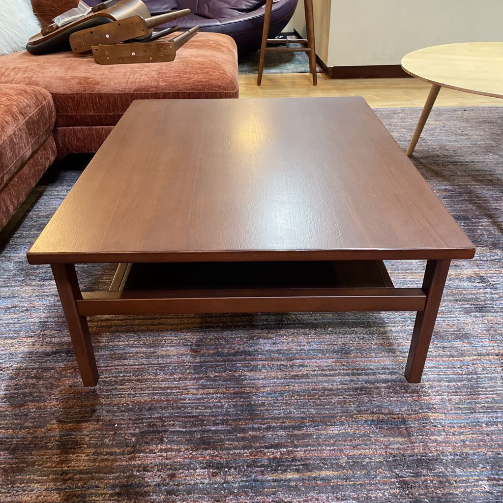 Walnut Rectangular 2 Tier Coffee Table C COFFEE TABLES