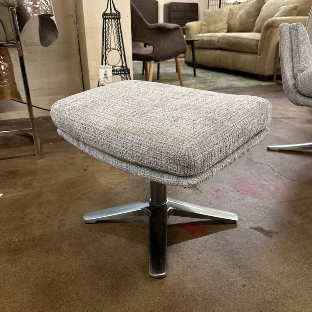 Vortex Swivel Chair with Ottoman