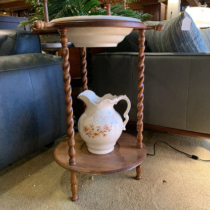 Vintage Wash Stand w/Basin & Pitcher