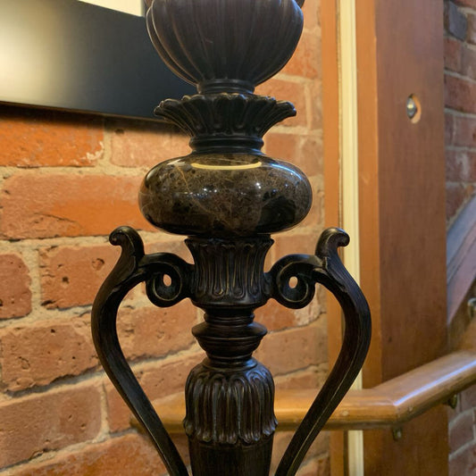 Bronze Torchiere Table Lamp