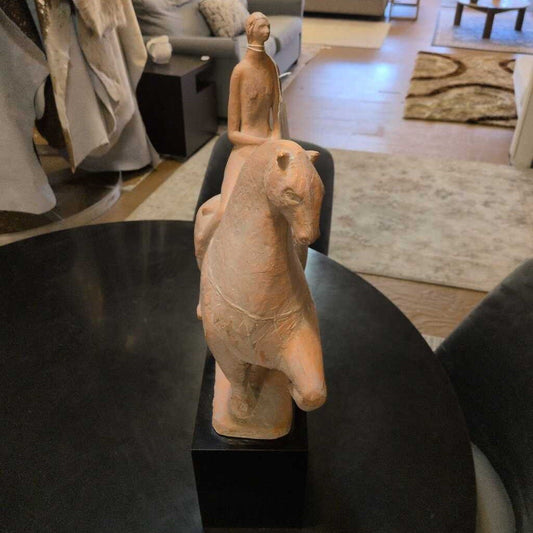 Terracotta Sculpture "Lady Godiva"
