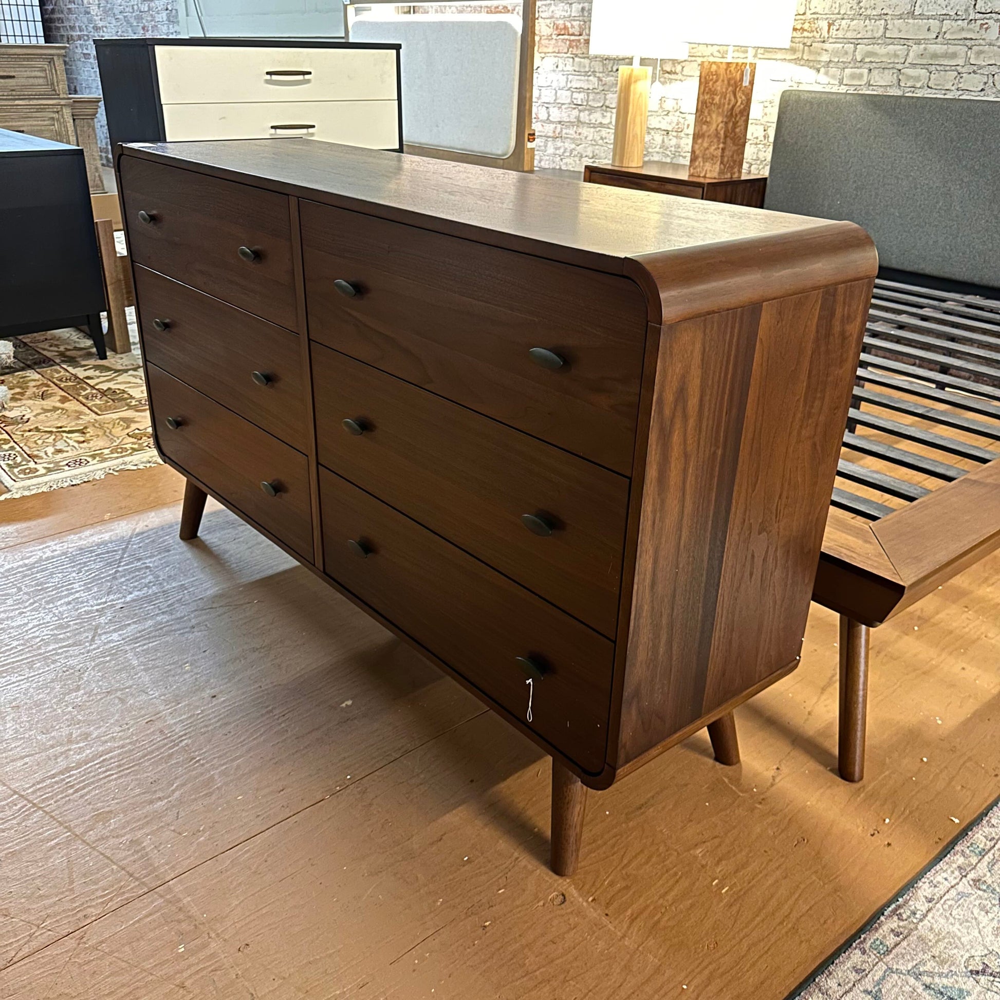 MC Walnut Dresser C LOWBOYS