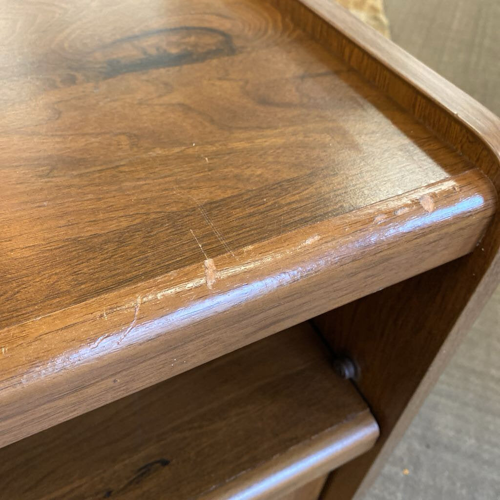 Close-up of a wooden surface with visible wear and tear