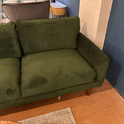 Egersund Moss Green LAF Chaise Sectional