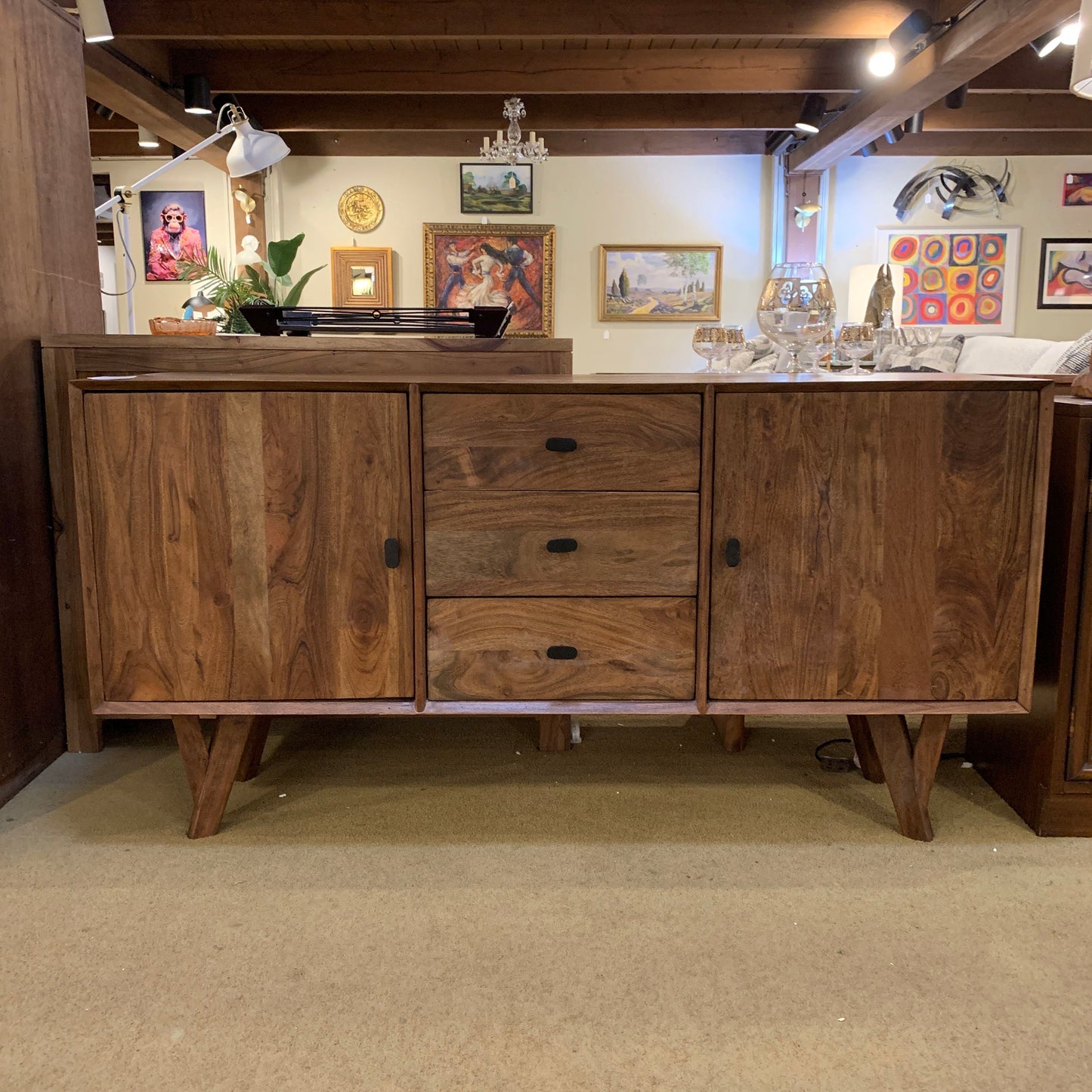 Walnut MC Sideboard